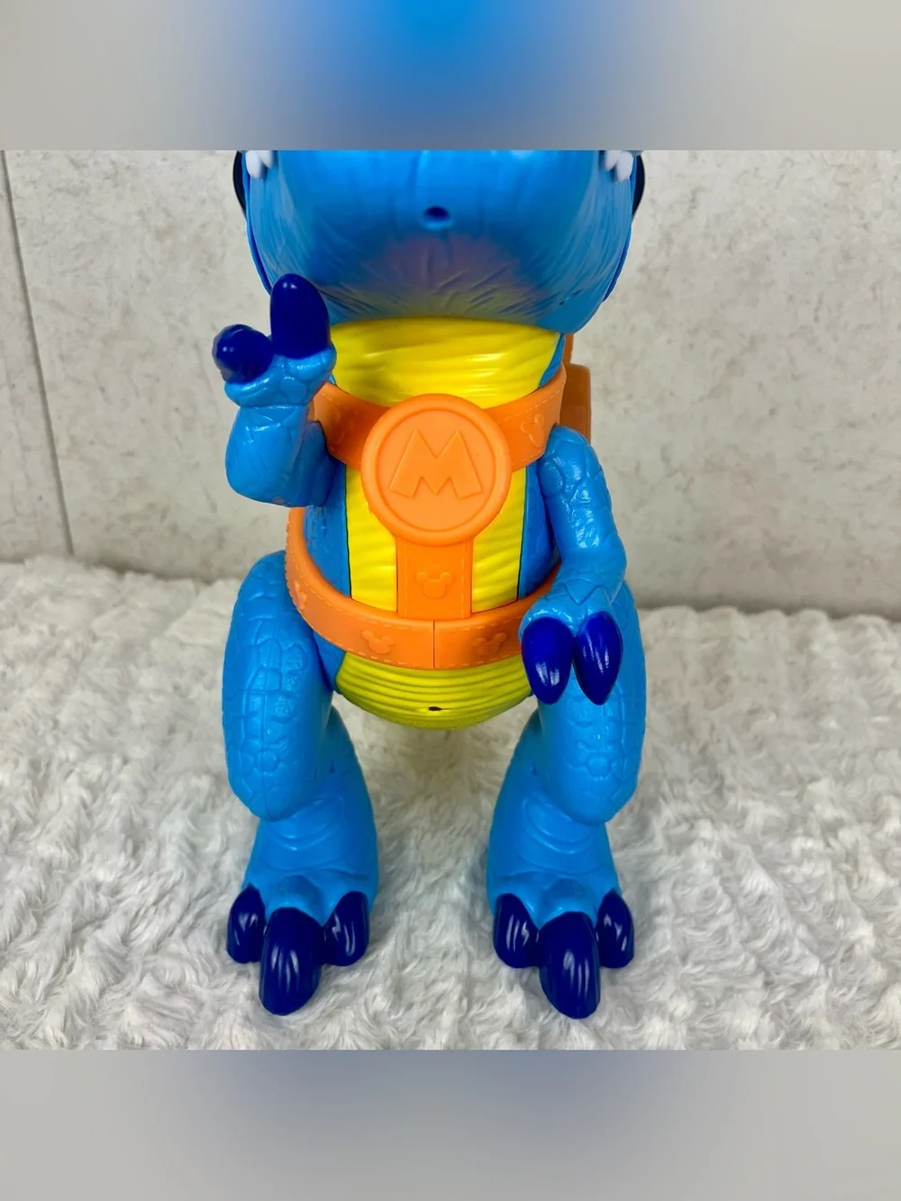 Disney Jr Roaring Safari Mickey Mouse Blue T-Rex Dinosaur Toy Sound Figures